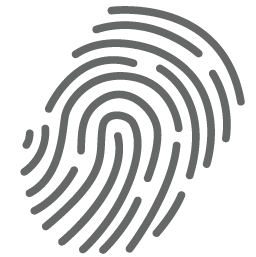 security fingerprint icon