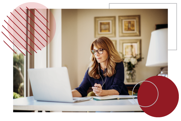 woman on laptop using ConnectWise Control